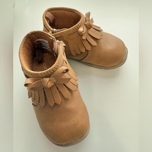 Carters Brown Kids Moccasin Shoes - Size 4.5M